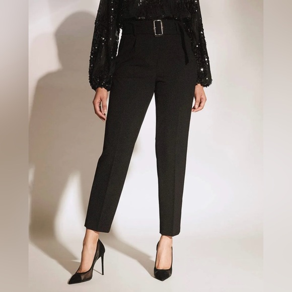 RW&Co High-Waist Tapered Ankle Pant With Belt - 28 " - Picture 8 of 8